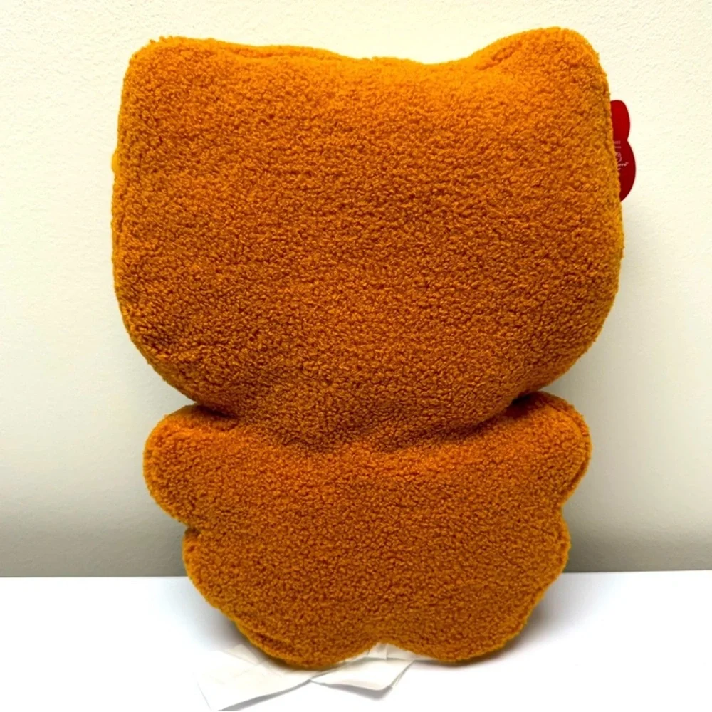 Hello Kitty Gingerbread Pillow, Holiday 2025 Festive Plush with Red Bow, New